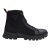 Firetrap Men's Lucas Leather Ankle Lace Up Hiker Rugged Boots Black