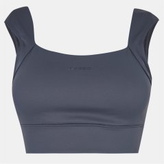 USA Pro Ruched LS Bra Womens Shark Grey