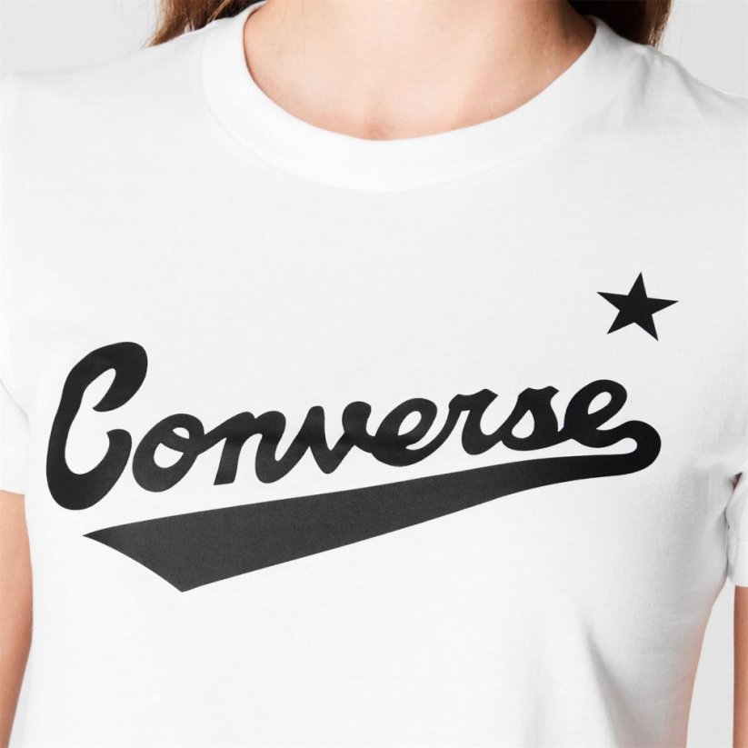 Converse Nova Logo dámske tričko White