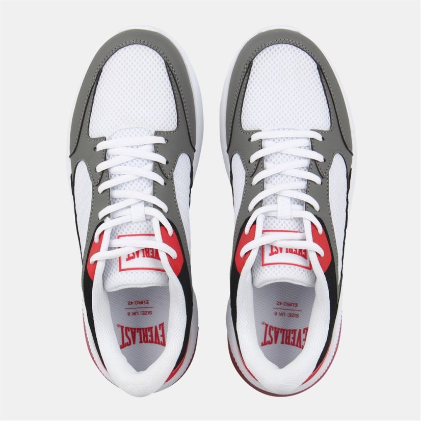 Everlast Men's Assist Lightweight Basketball Trainers White/Red