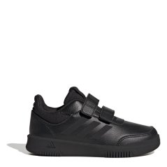 adidas Tensaur Hook and Loop Shoes Juniors Black/Black