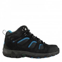 Karrimor Mount Mid Top Childrens Waterproof Walking Boots Black/Blue