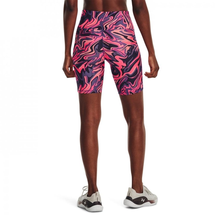Under Armour HeatGear Bike Shorts Womens Posh Pink