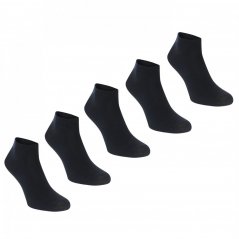 Slazenger 5 Pack Trainers Socks Junior Dark Asst