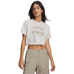 Under Armour Women's Bungee Hem T-Shirt Summit White