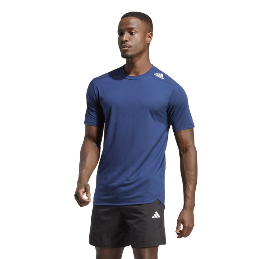 adidas Designed For Training pánske tričko Gym Top Dark Blue