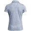 Under Armour Women's Printed Short Sleeve Performance Polo Shirt Blue