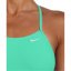 Nike Swim HydraStrong Lace-Up Tie-Back One-Piece Swimsuit Green Shock