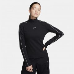 Nike Sportswear Women's Long Sleeve Top Black/White