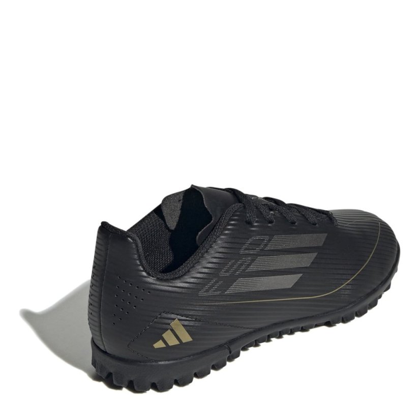 adidas F50 Club Children Astro Turf Football Boots Black/Silver