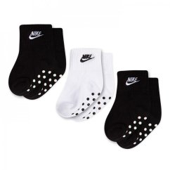 Nike NS F Quarter Length Socks Infants Black