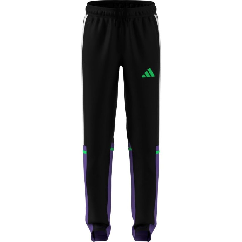 adidas F50 Training Tracksuit Bottoms Juniors Black/Purple