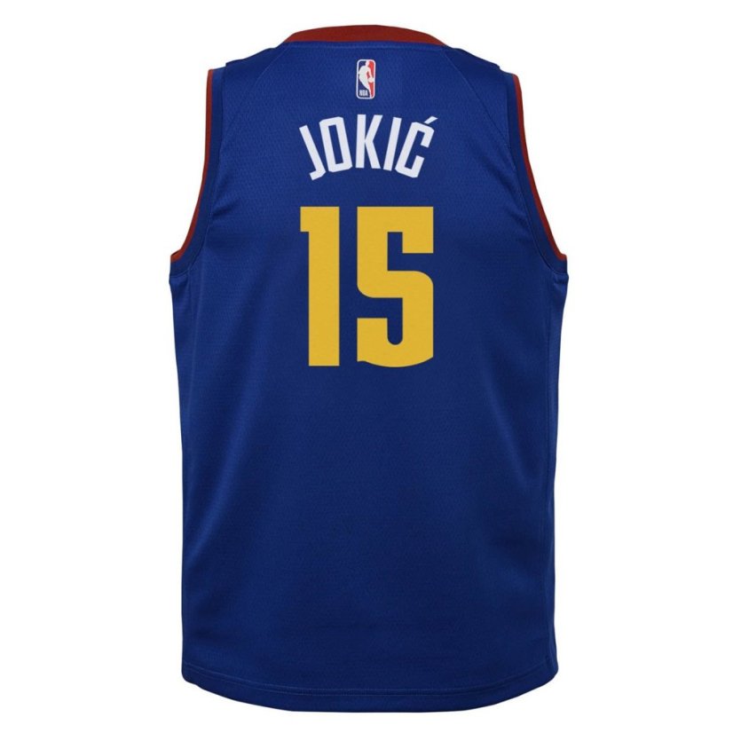 Nike Denver Nuggets Nikola Jokic #15 jersey Blue