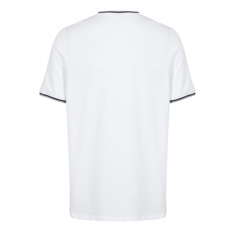 Slazenger Tipped T Shirt Mens White