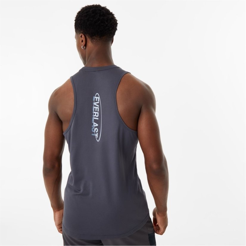 Everlast Graphic Vest Mens Shark Grey