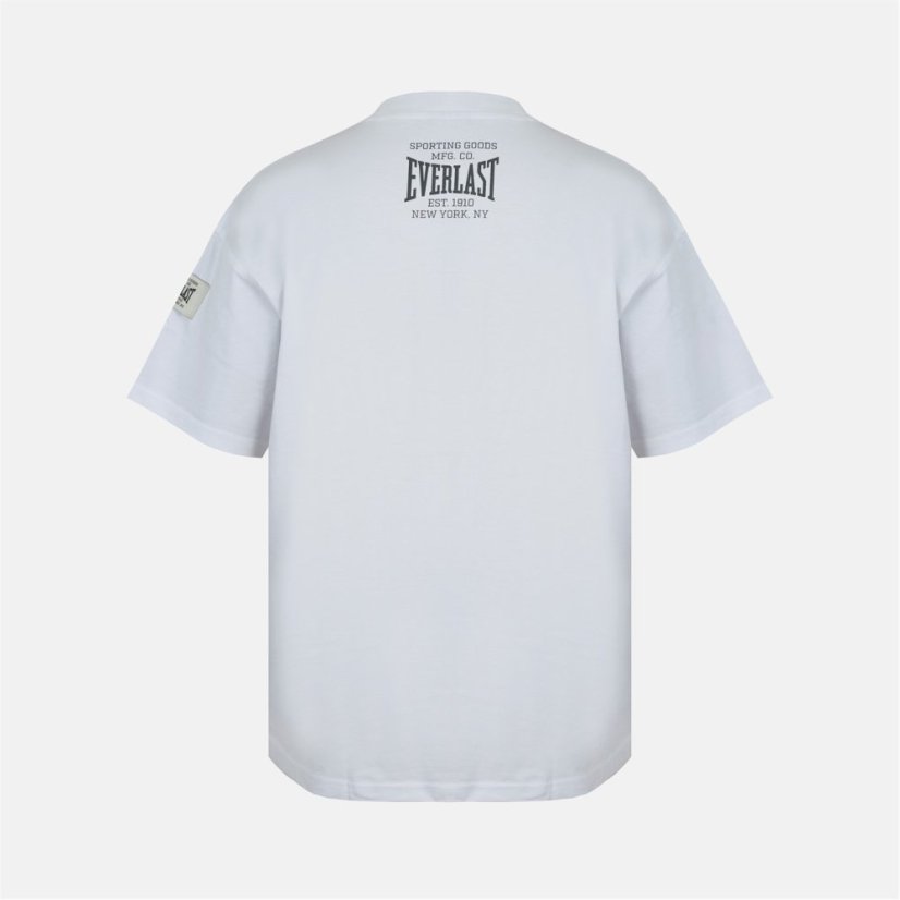 Everlast Men's NYC Logo Oversized T-Shirt White