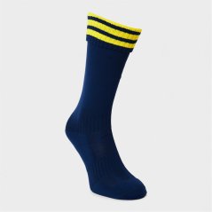 Mitre Kids Football Socks Navy/Yellow