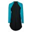 Nike Modest Victory Luxe Full Coverage Swim Dress Black/Aquamarin