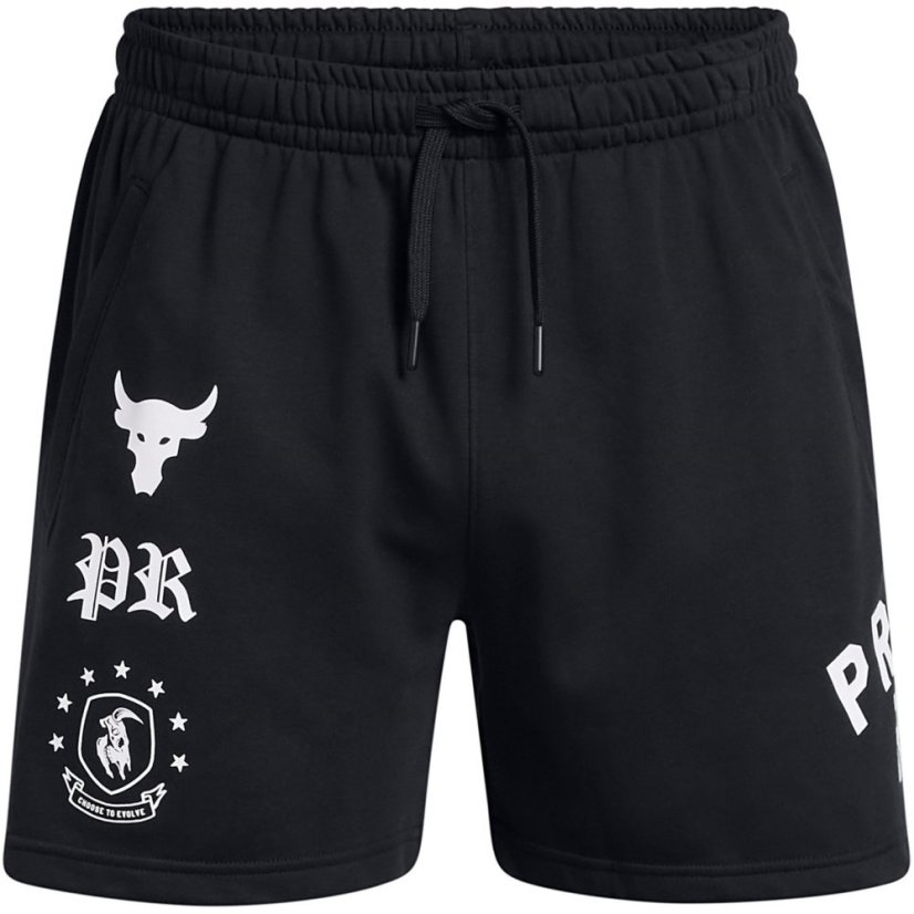 Under Armour Men's Terry Fleece Jogger Shorts Black