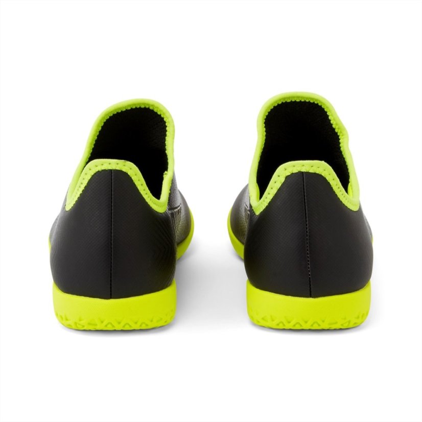 Puma Men's Finesse Indoor Football Boots Black/FluYellow