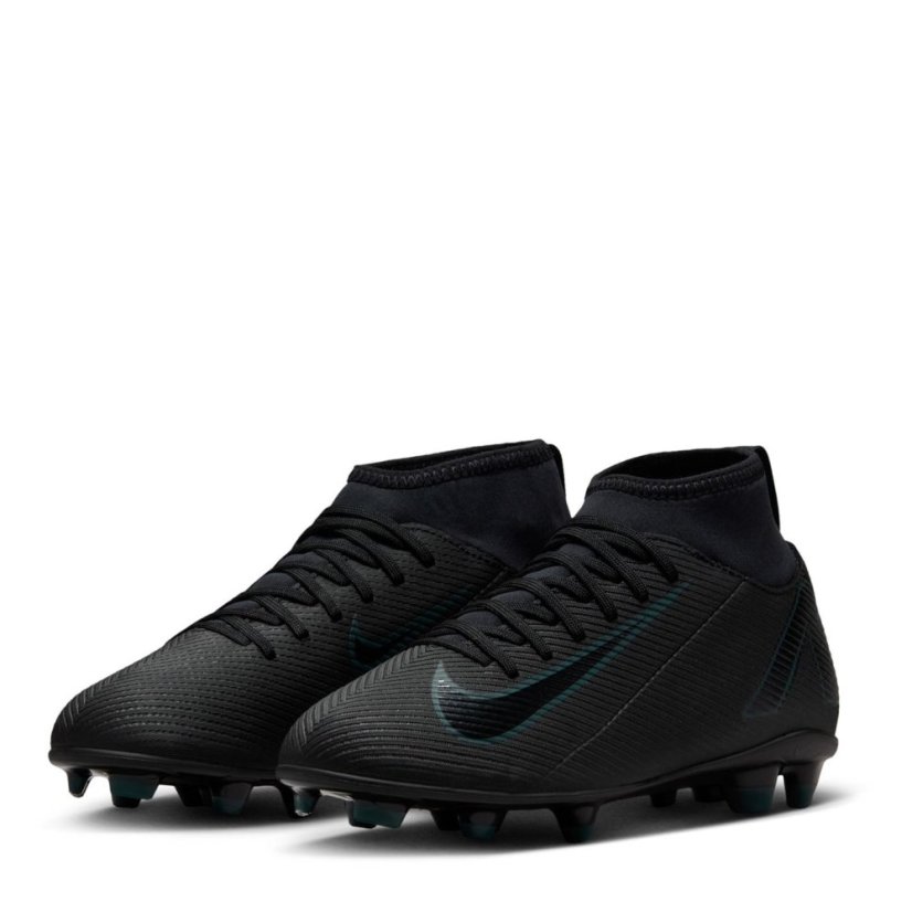 Nike Mercurial Superfly 10 Club Junior Firm Ground Football Boots Black/Green