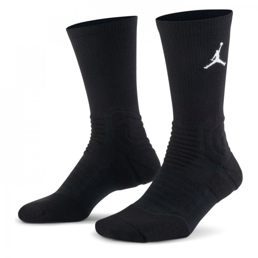 Nike Flight Crew Basketball Socks Black/White