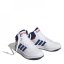 adidas Hoops Mid- High Tops Junior Boys White/Navy/Red