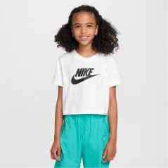 Nike Kids' Crop Top White/Black