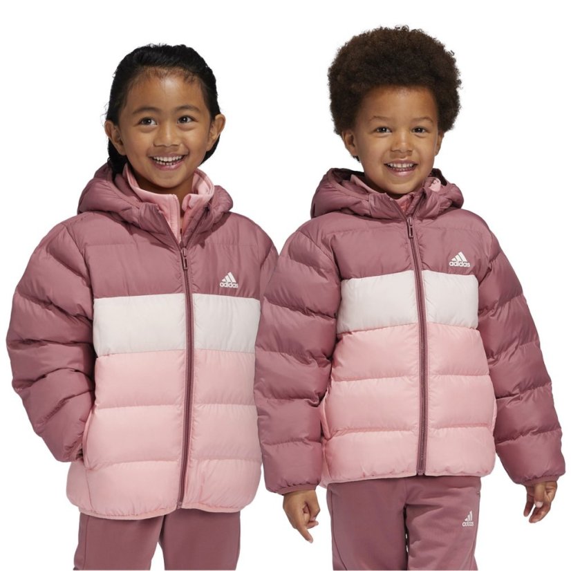 adidas Kids' Puffer Jacket Crimson/Pink