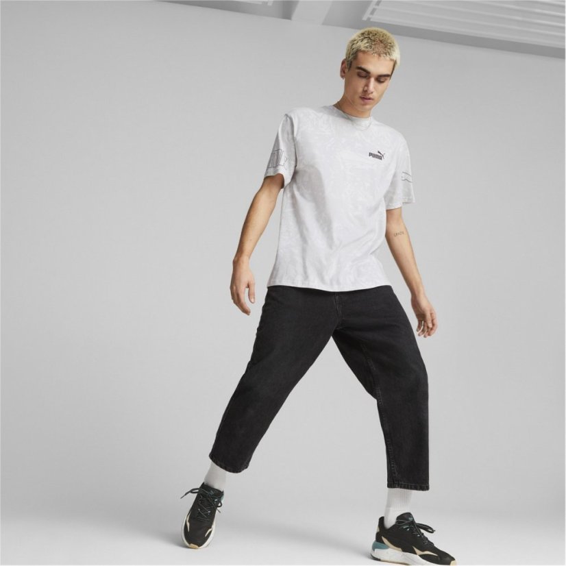 Puma POWER Summer AOP Tee PUMA White