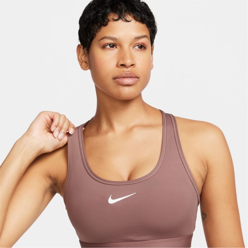 Nike Swoosh Medium Support Women's Padded Sports Bra Smokey Mauve