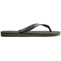 Havaianas Brasil Logo Flip Flops Olive