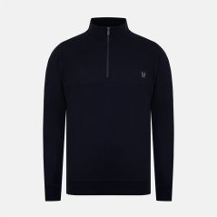 Firetrap Men's 1/4 Zip Fleece Black