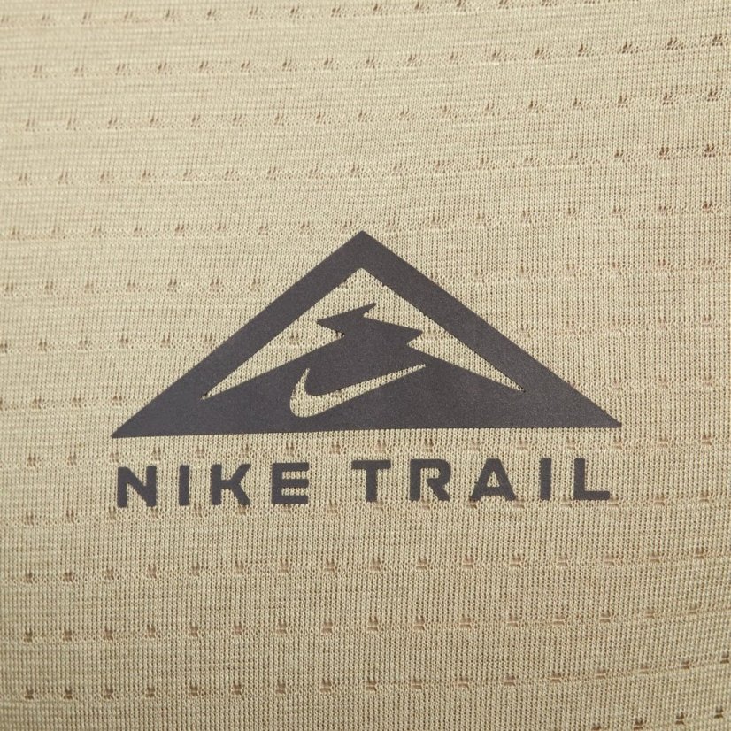 Nike Dri-FIT Trail Men's Short-Sleeve Trail Running Top Olive