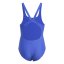 adidas 3 bar Swim Suit Junior Lucid Blue