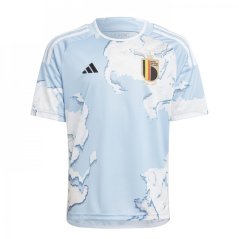adidas Belgium Away Shirt 2023 Juniors Blue