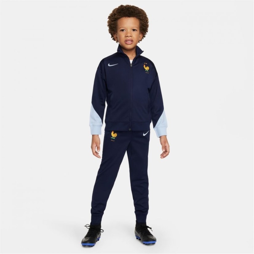 Nike France Strike Tracksuit 2024 Infants Blackend Blue