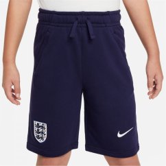 Nike England Club Shorts 2024 Junior Purple Ink