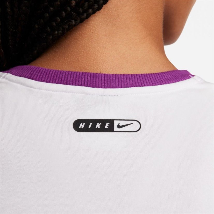 Nike Sportswear Tee Womens White/Berry