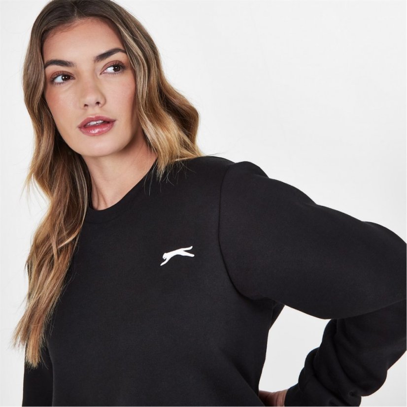 Slazenger Crew Sweatshirt Womens Black