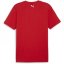 Puma Ferrari Race Big Shield T-Shirt Coloured Rosso Corsa