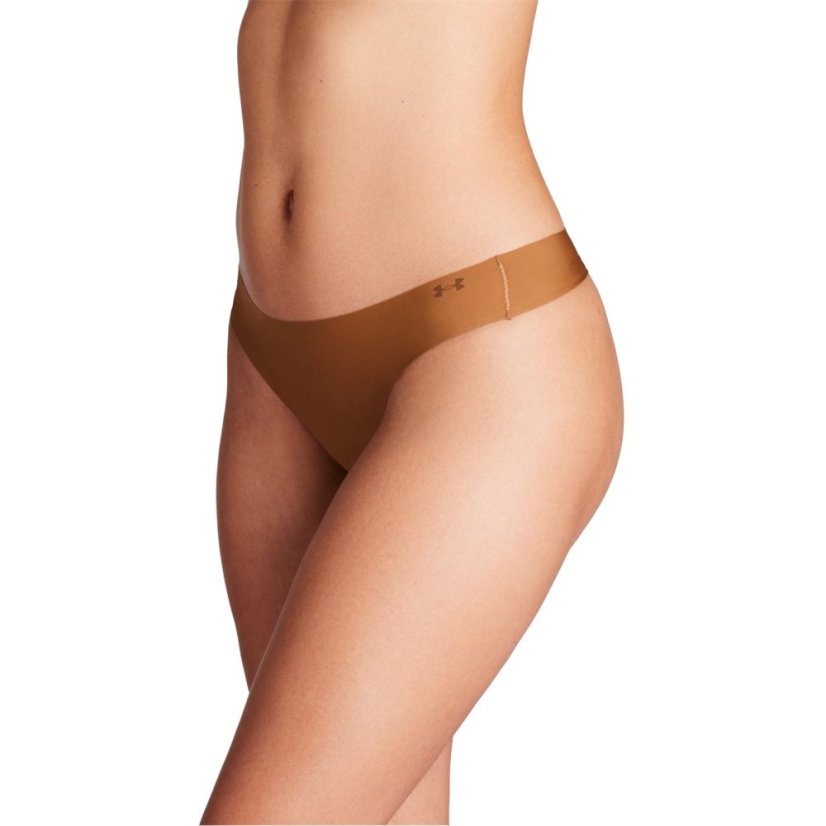 Under Armour Women's Thong Briefs Brown