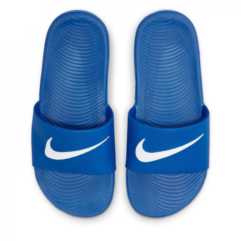 Nike Kawa Junior Slides Blue/White