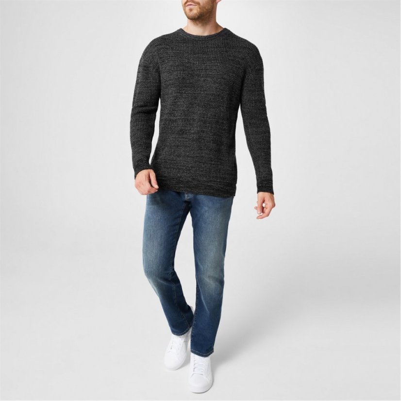 Firetrap Classic Crew Neck Knitwear Black