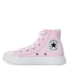 Converse Kids' Canvas High-Top Trainers Bloom/White