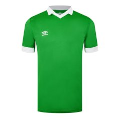 Umbro Men's Short-Sleeve Performance T-Shirt Emerald/White
