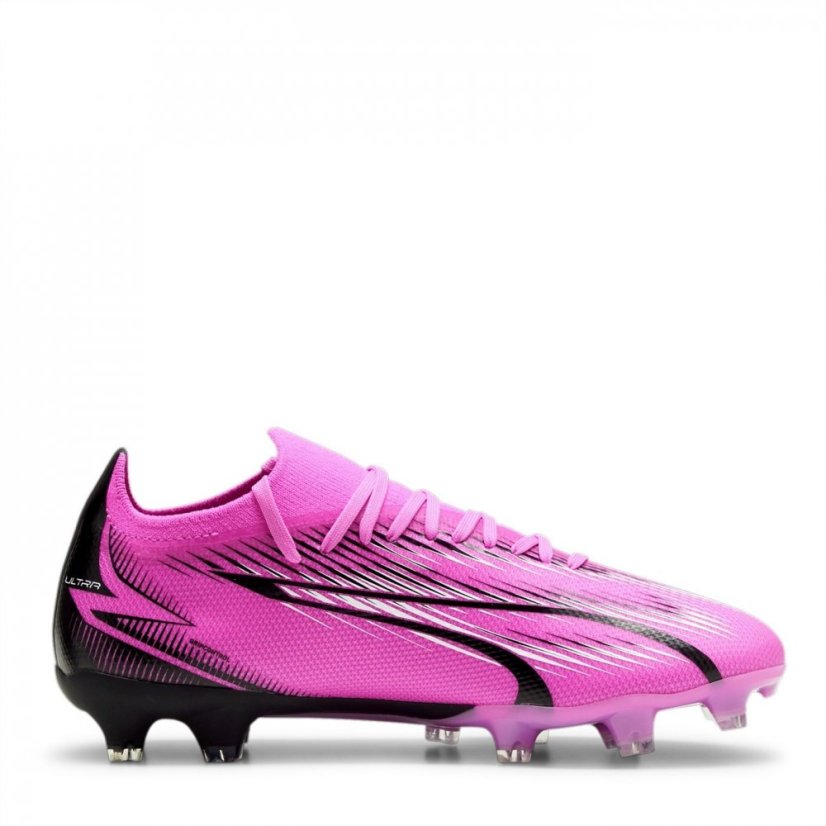 Puma Ultra Match Firm Ground Women's Football Boots Pnk/Wht/Blk