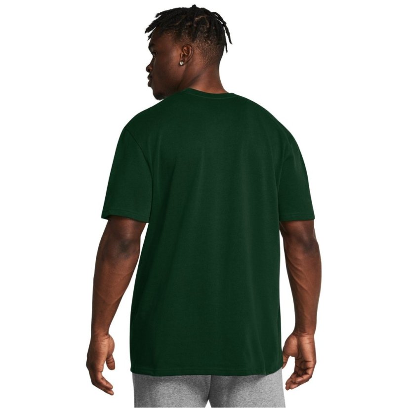 Under Armour Men's Heavyweight Short-Sleeve Performance Gym Top Green