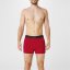 Firetrap 2 Pack Boxers Red
