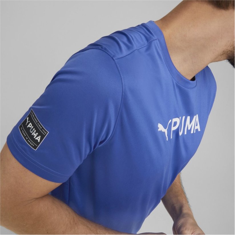 Puma Fit Logo Tee - CF Graphic Royal Sapphire